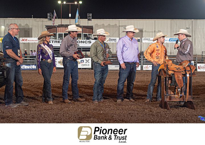 Clay Birkeland Presents PRCA Xtreme Broncs Finals Award